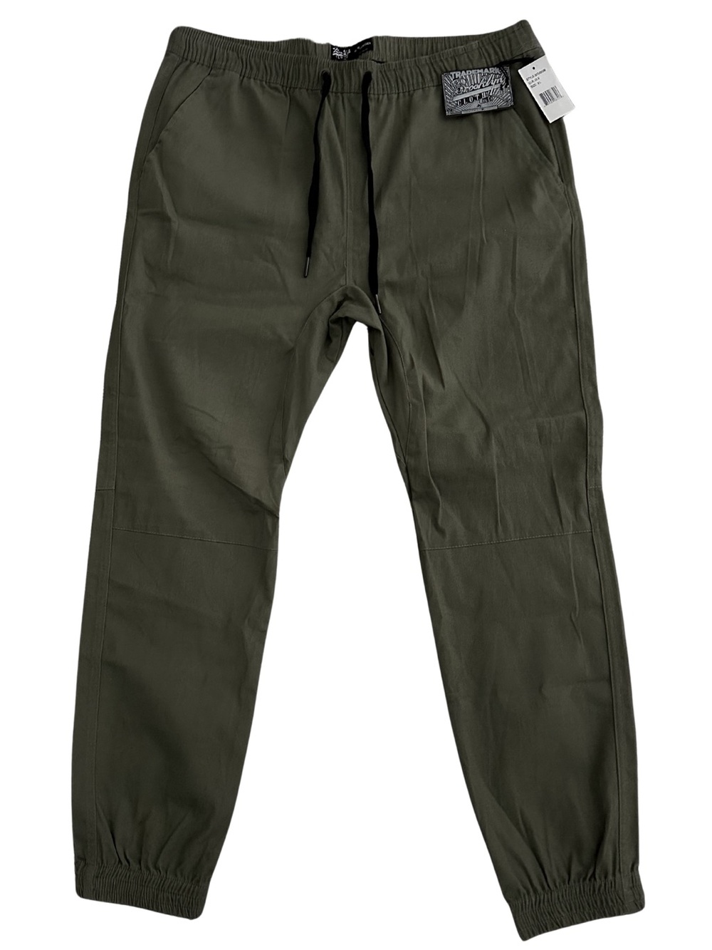 Brooklyn Cloth Men’s Jogger Pants Olive Green Twill NWT Size XL